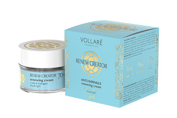 Відновлюючий крем проти зморшок Vollare Cosmetics 70+ Maximum Renew De Luxe face Cream